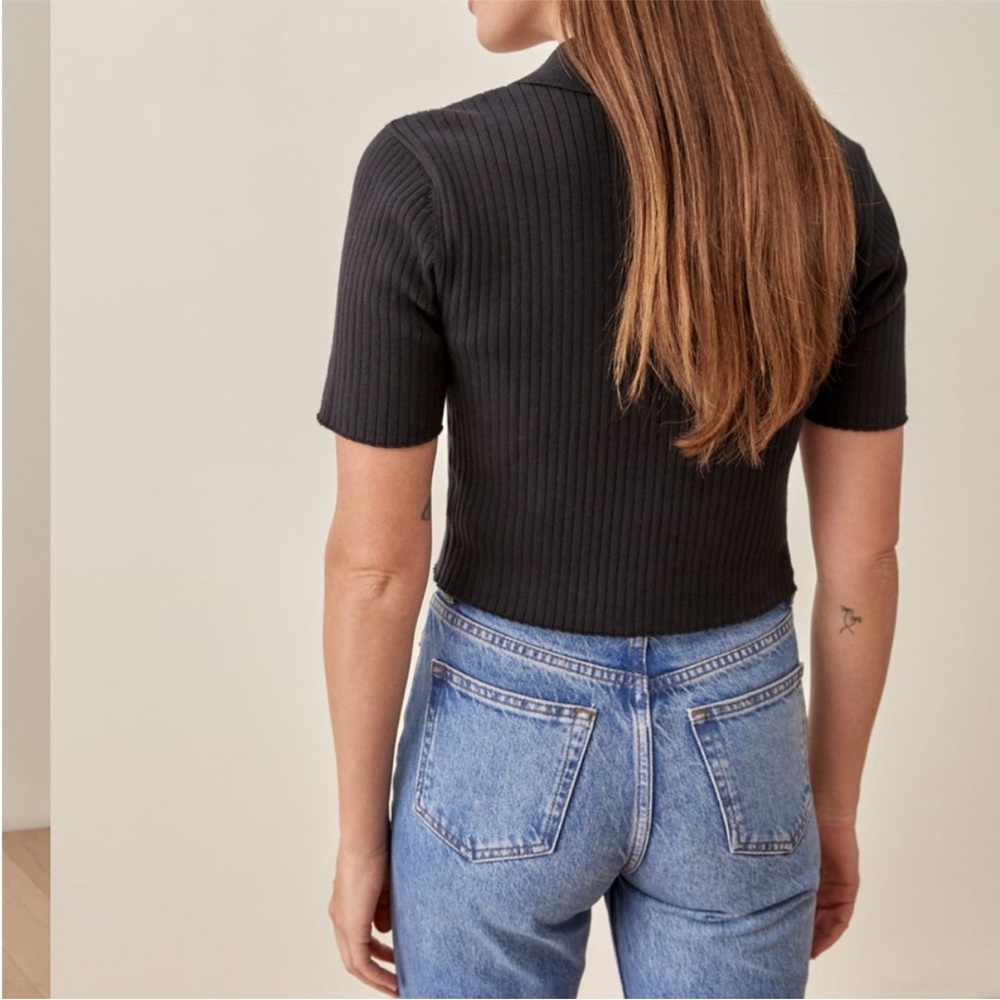 Reformation Moda Collared Top - Picture 3 of 3